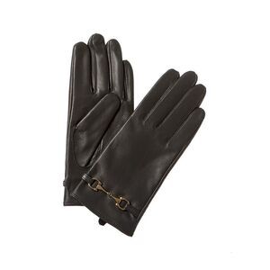 Phenix Horsebit Cashmere-Lined Leather Gloves